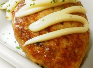 鶏挽き肉の照り焼きハンバーグ☆つくね風-レシピのメイン写真
