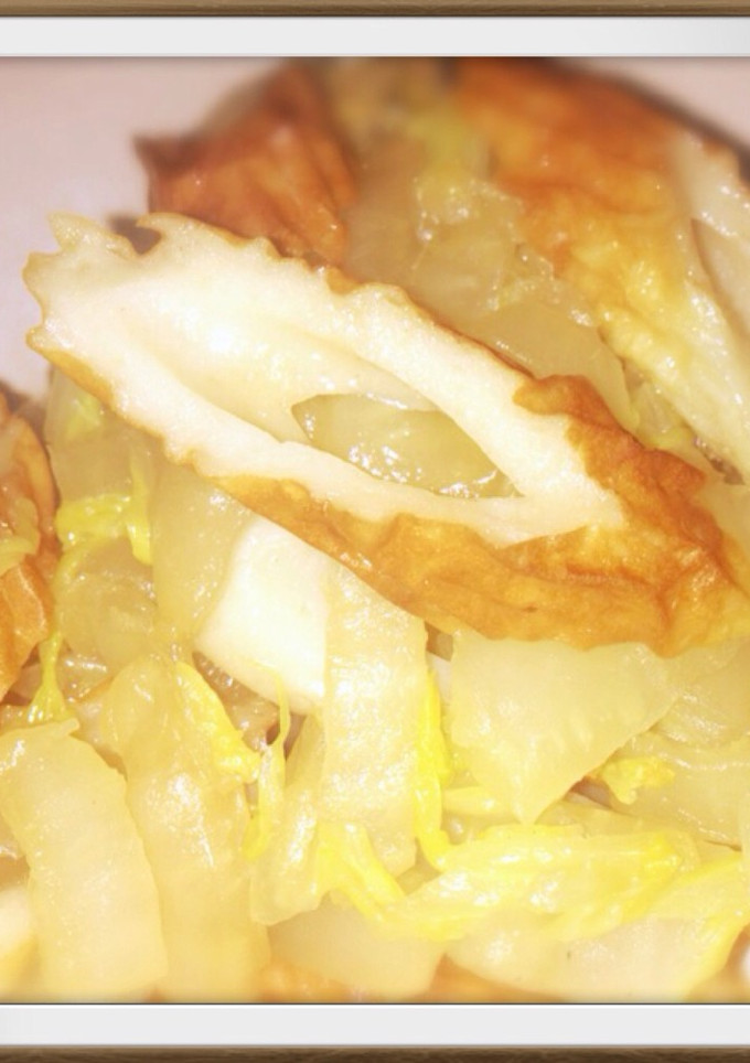 材料3つ簡単副菜♪白菜と竹輪のさっと煮-レシピのメイン写真