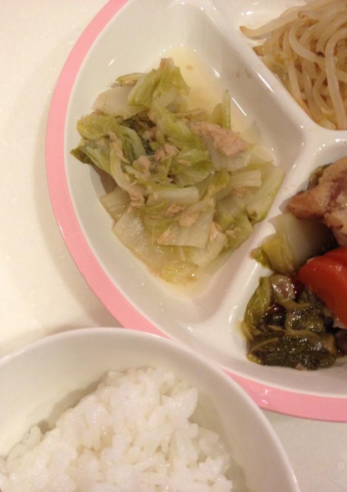 簡単！白菜とツナの蒸し煮-レシピのメイン写真