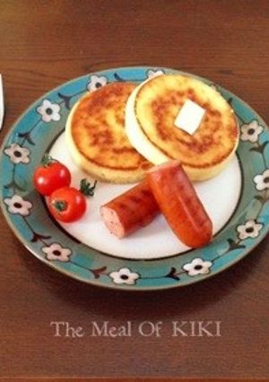 クランペットとソーセージプレート-レシピのメイン写真