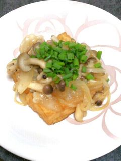 厚揚げのキノコあんかけ★-レシピのメイン写真