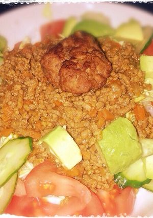 キーマカレーでタコライス♪簡単うま〜い♪-レシピのメイン写真