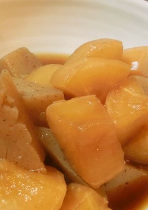 *大根とこんにゃくの炊いたん*-レシピのメイン写真