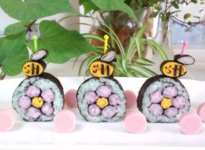 お花見に♡かわいい飾り巻き寿司ポップス-レシピのメイン写真