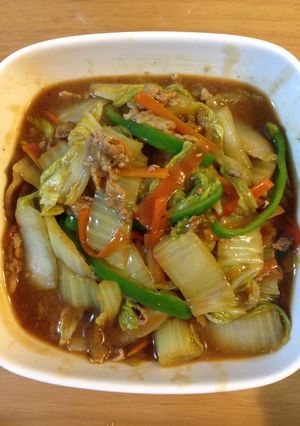 白菜の炒め物*麻婆味☆-レシピのメイン写真