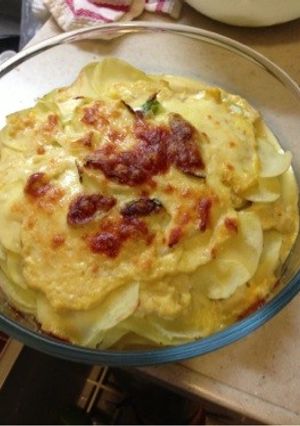 じゃがいもと長ネギのミルフィーユ焼き-レシピのメイン写真