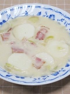 長芋とベーコンのミルクスープ-レシピのメイン写真