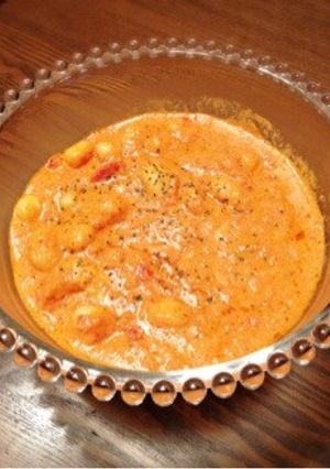 トマトバジルクリーム ニョッキ-レシピのメイン写真