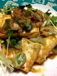 簡単☆豆腐のネギまみれ-レシピのメイン写真