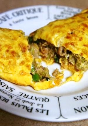 中華風餃子オムレツ-レシピのメイン写真