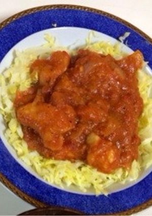 とり胸肉トマト缶煮-レシピのメイン写真