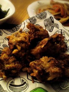 たけのことしいたけの唐揚げ-レシピのメイン写真