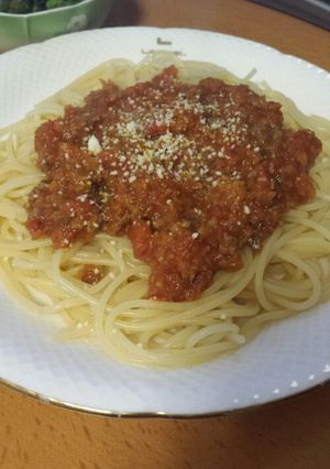 野菜たっぷりミートソース-レシピのメイン写真