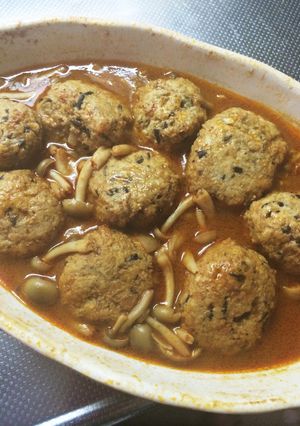 レンジで簡単煮込み風おからハンバーグ♡-レシピのメイン写真