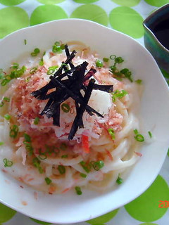 ひとりご飯に*簡単山かけおろしうどん-レシピのメイン写真