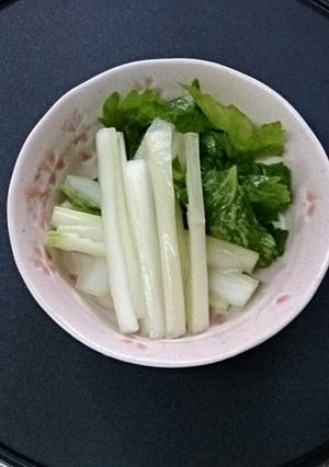 簡単☆セロリのｼｬｶｼｬｶごま油風味-レシピのメイン写真