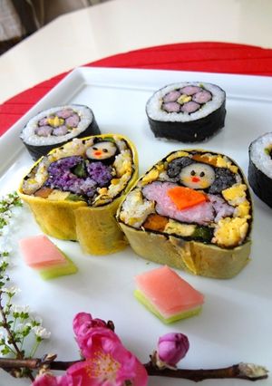飾り巻き寿司❀ひな祭り❀-レシピのメイン写真