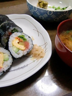 明太子入り☆日韓米のり巻き-レシピのメイン写真
