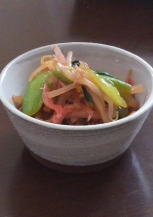 干し海老チンゲン菜ともやしの旨み炒め-レシピのメイン写真
