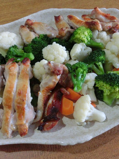 簡単電子レンジダイエット焼き鶏♪♪♪-レシピのメイン写真