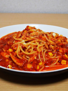 チキン・トマトソース煮込(次の日パスタ)-レシピのメイン写真