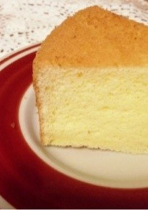 ふわふわ＊バターシフォンケーキ-レシピのメイン写真