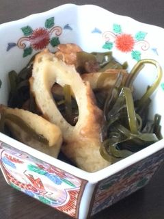 地味だけど美味⭐ちくわと切り昆布の煮物-レシピのメイン写真