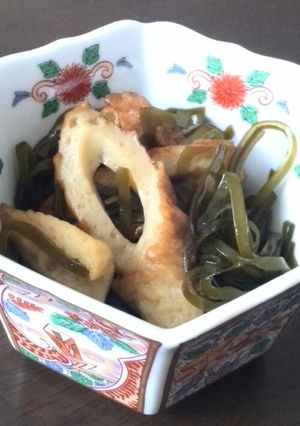 地味だけど美味⭐ちくわと切り昆布の煮物-レシピのメイン写真