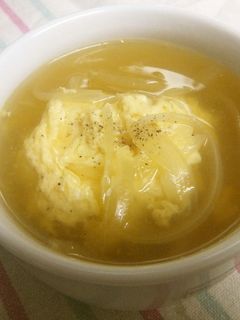 幸せ☆ふんわり卵スープ~チーズ風味~-レシピのメイン写真