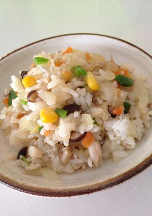 レンジで簡単♪栄養満点ピラフ風-レシピのメイン写真