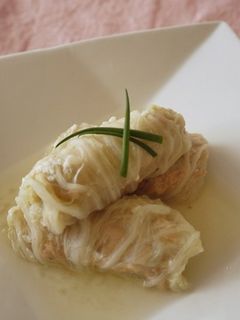 優しい色と味☆鮭のロール白菜-レシピのメイン写真