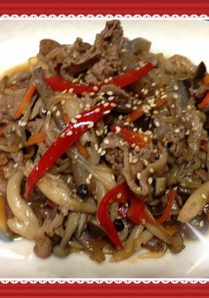 簡単！栄養満点なんちゃってチャプチェ♫-レシピのメイン写真