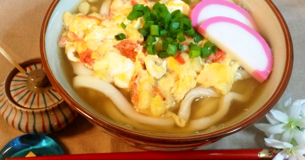 簡単♪桜海老と天かすの♡卵とじうどん by ローズティー