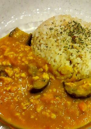 鶏ひき肉とかぼちゃのココナッツカレー-レシピのメイン写真