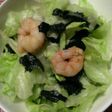 海苔で美味しいレタスサラダ