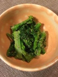 簡単☆菜の花のごま和え-レシピのメイン写真