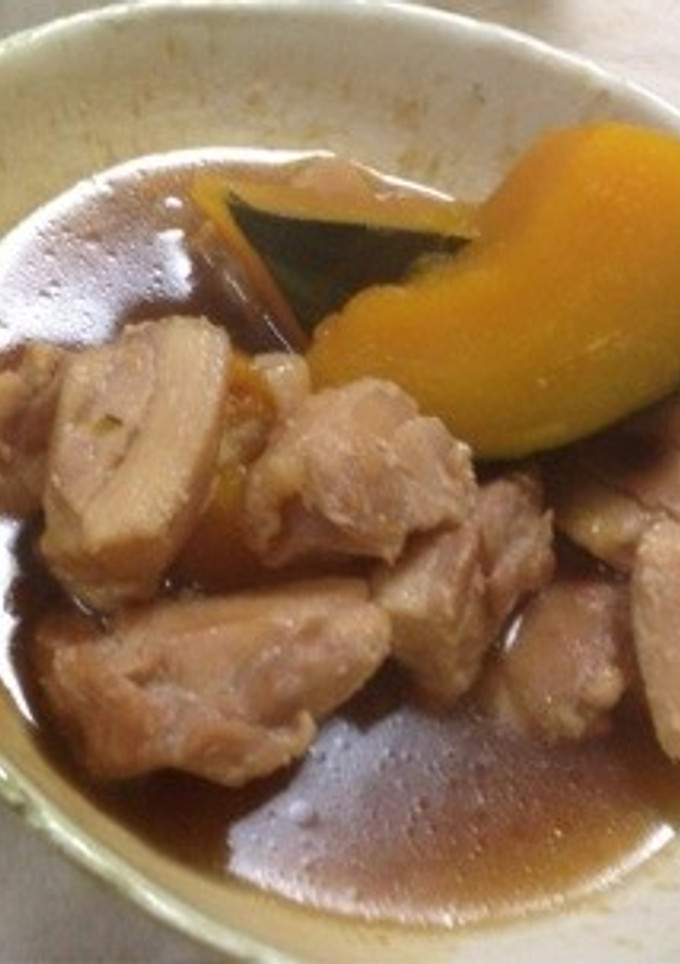 鶏肉とかぼちゃの煮物-レシピのメイン写真
