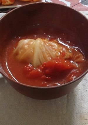 簡単に！ﾛｰﾙｷｬﾍﾞﾂのスープの味付け-レシピのメイン写真