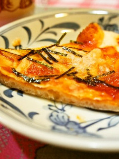 パスタソースde即席ピリッと美味しいピザ-レシピのメイン写真