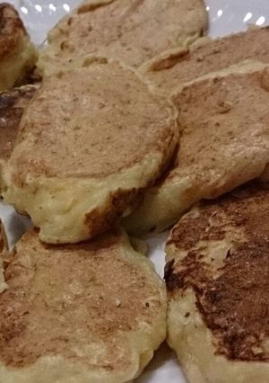 冷めもOK！もちとろヘルシーパンケーキ♪-レシピのメイン写真