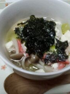 キャベツと豆腐のあんかけスープ-レシピのメイン写真