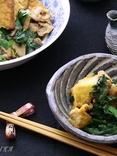 紫蘇入り 豚と厚揚げの和風炒め -レシピのメイン写真
