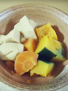 ほっこり優しい*高野豆腐かぼちゃ煮-レシピのメイン写真