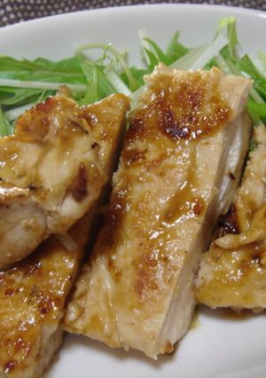 鶏胸肉のゆずこしょう味噌焼き-レシピのメイン写真