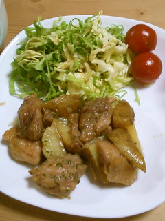鶏もも肉とじゃがいもの塩麹オリーブ油炒め-レシピのメイン写真
