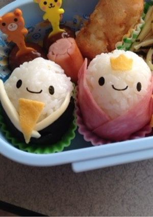 コロコロおひなさま☆キャラ弁-レシピのメイン写真