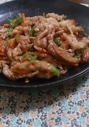豚肉で♪チンジャオロース風♪-レシピのメイン写真