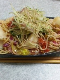 チョー簡単、和風パスタ-レシピのメイン写真
