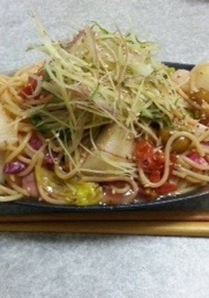 チョー簡単、和風パスタ-レシピのメイン写真