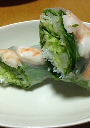 我家の生春巻き 〜海老編〜-レシピのメイン写真